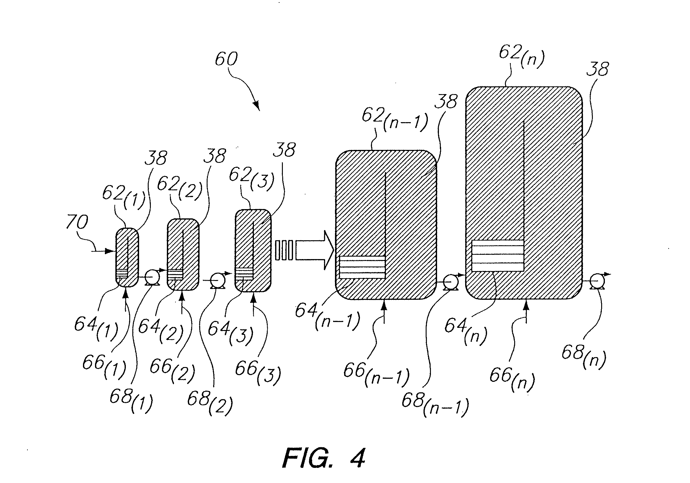 Method and System for Growing Microalgae in an Expanding Plug Flow Reactor