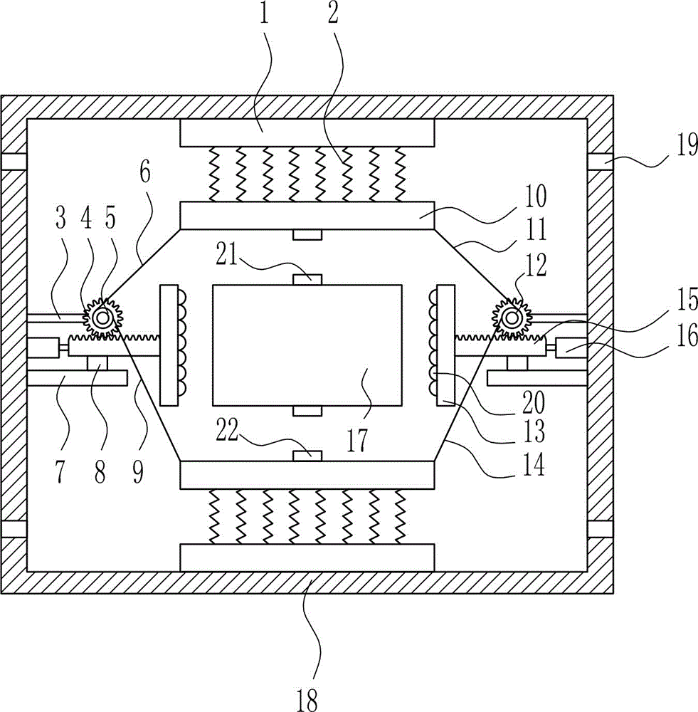 Buffering shockproof controller