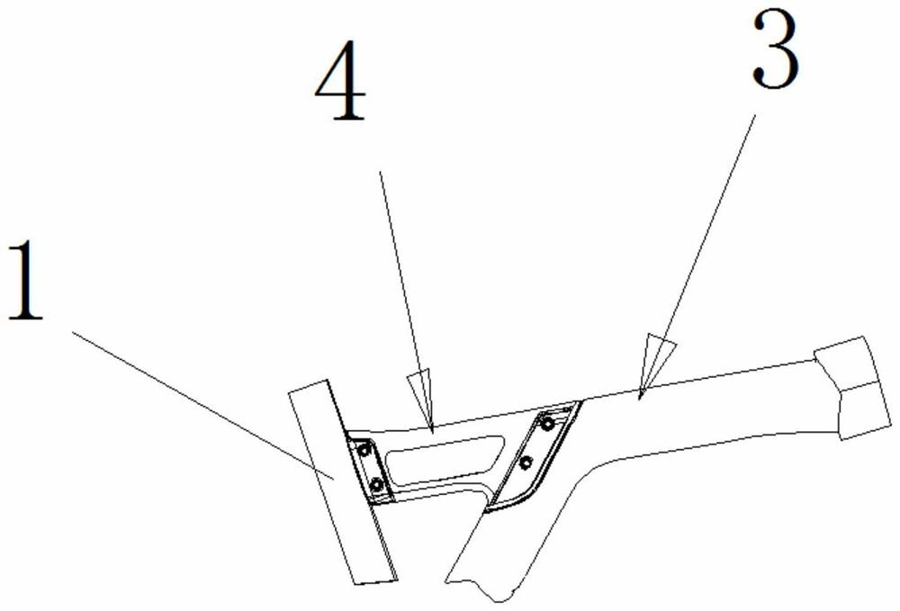 Front tripod of bicycle