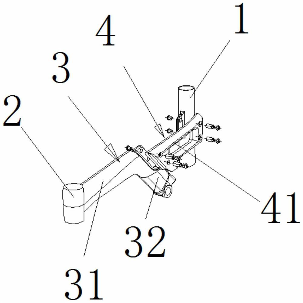 Front tripod of bicycle