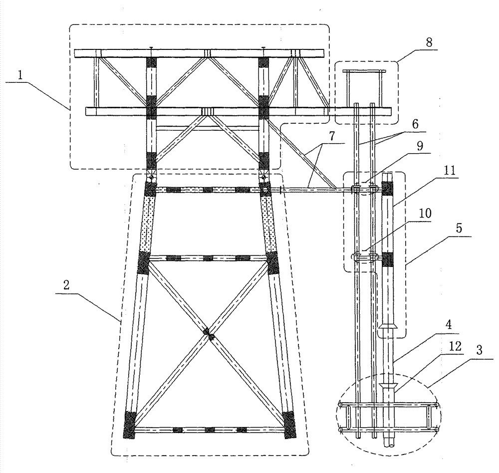 Method for increasing well slots without stopping production on offshore petroleum platform