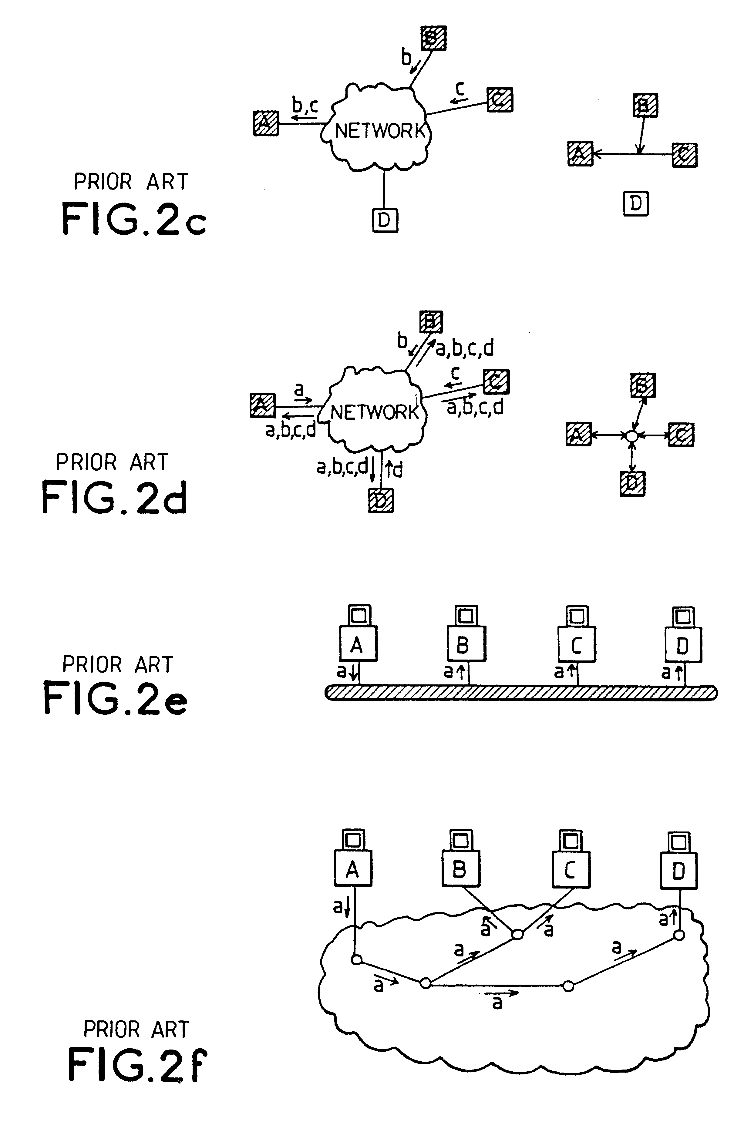 Method for the control of flows within an ATM switch with distributed architecture