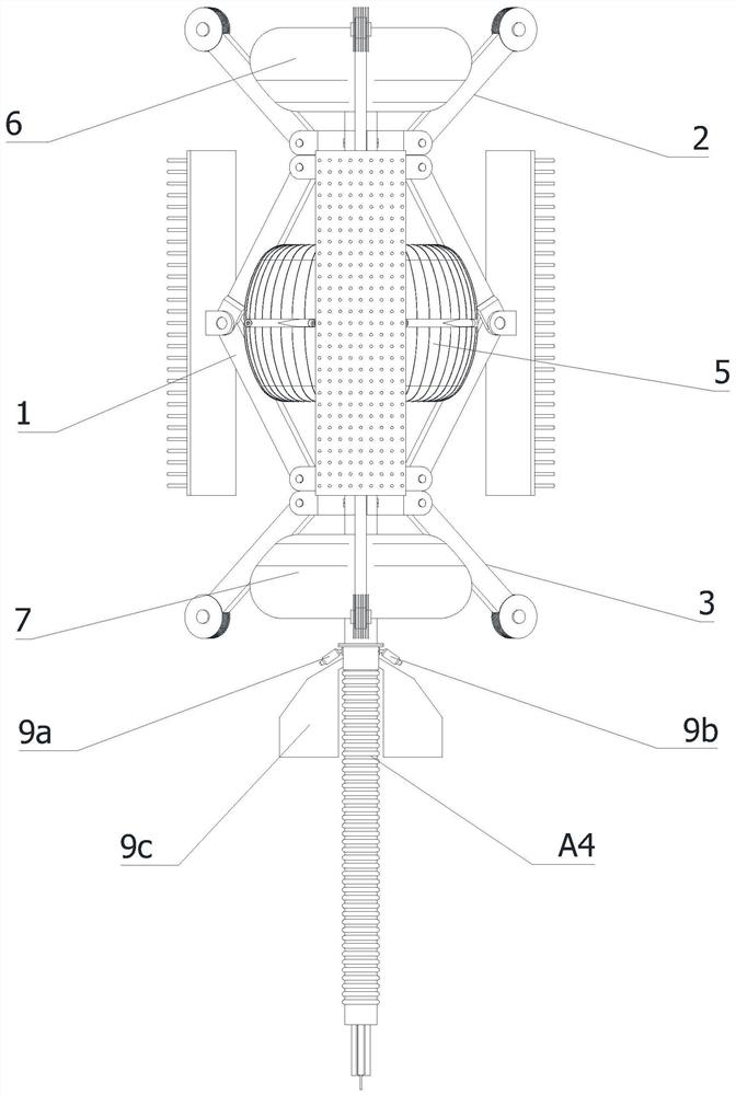 Sewage pipeline inner wall dirt cleaning device