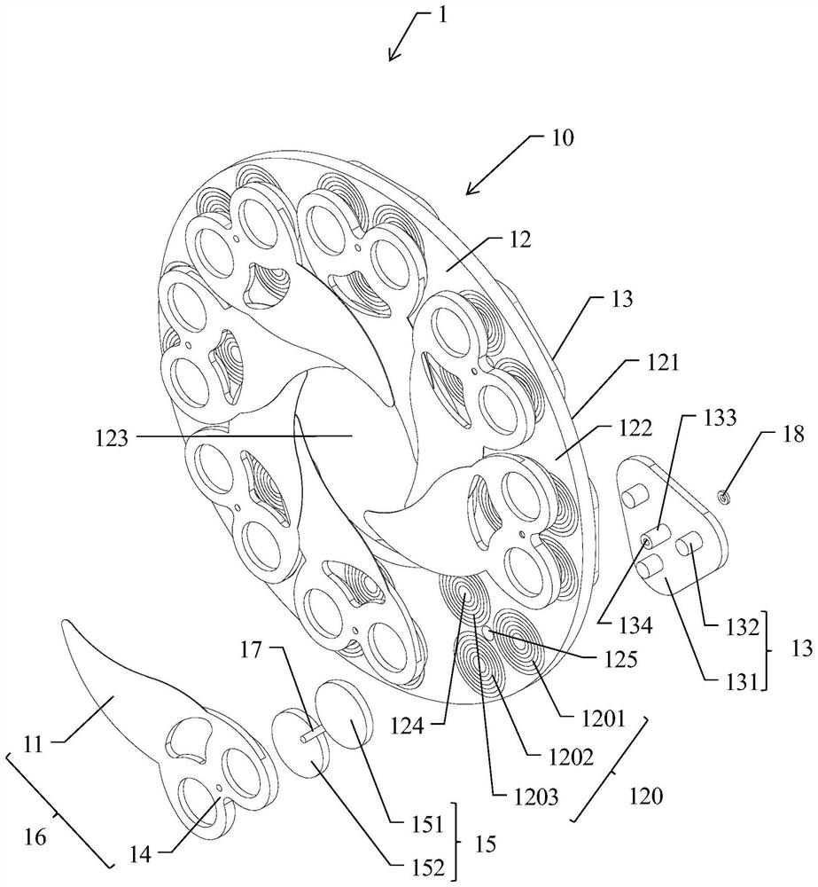 Motor, shutter device and camera device