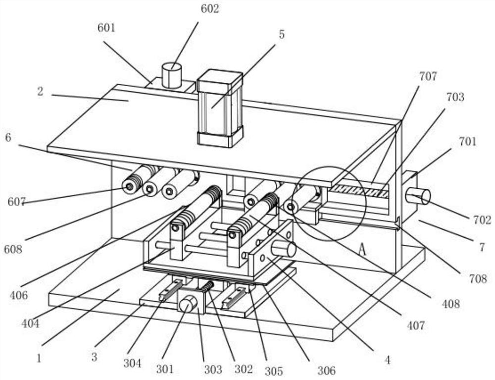 Multi-deflection bending and shaping device for furniture wood processing and working method