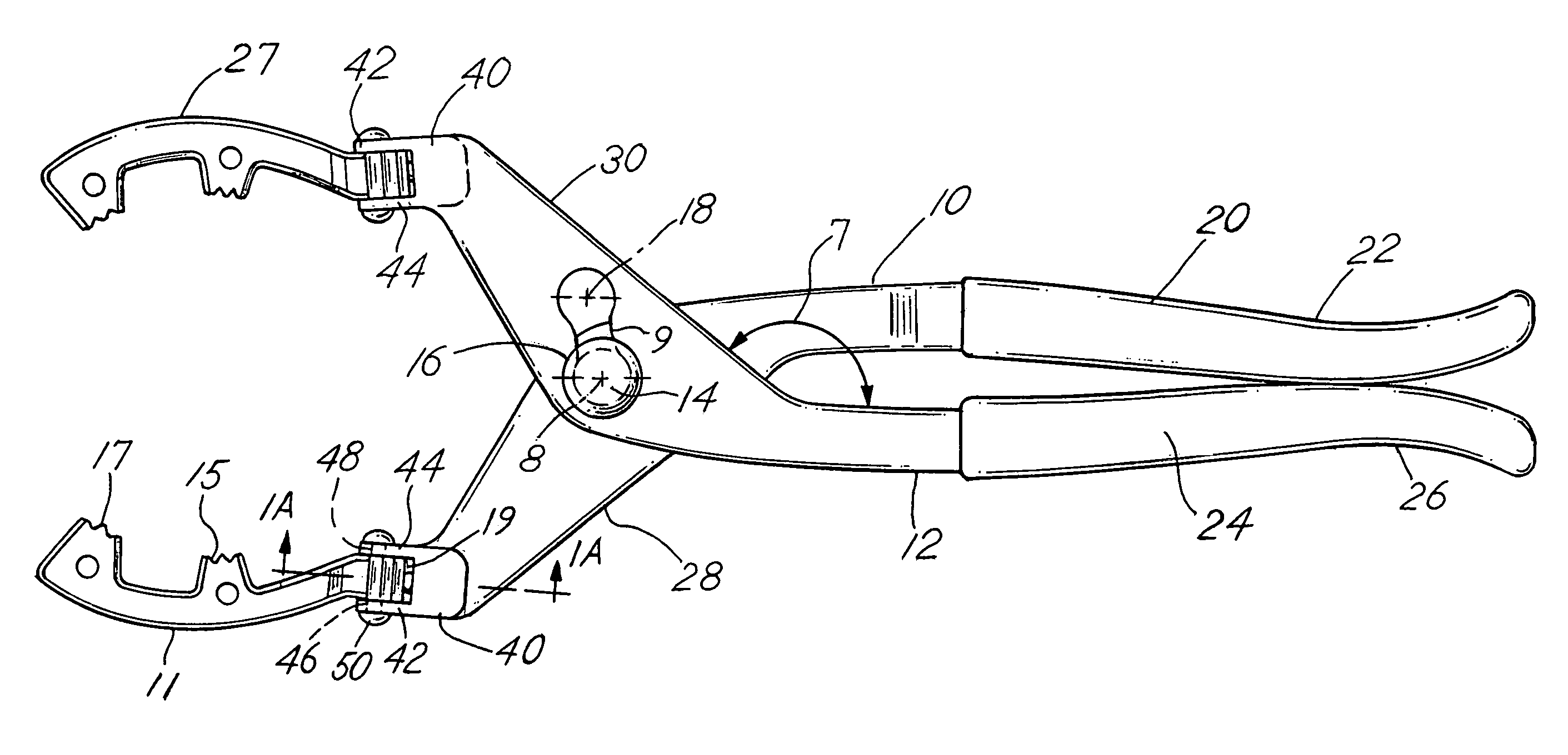 Adjustable wrench for removal of vehicle oil filters