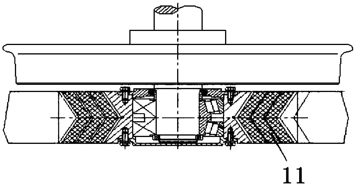 Mining locomotive running system