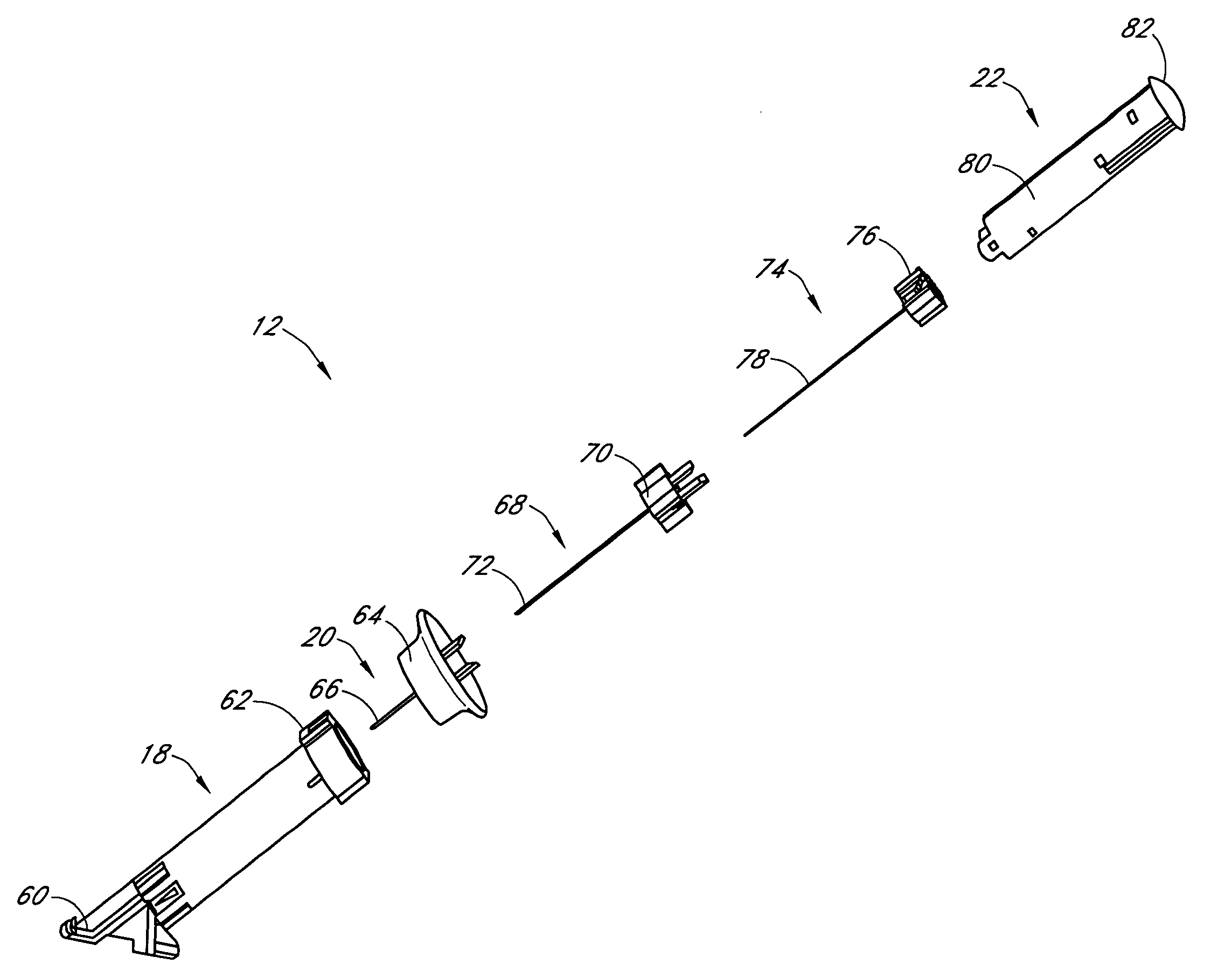 Methods and systems for inserting a transcutaneous analyte sensor