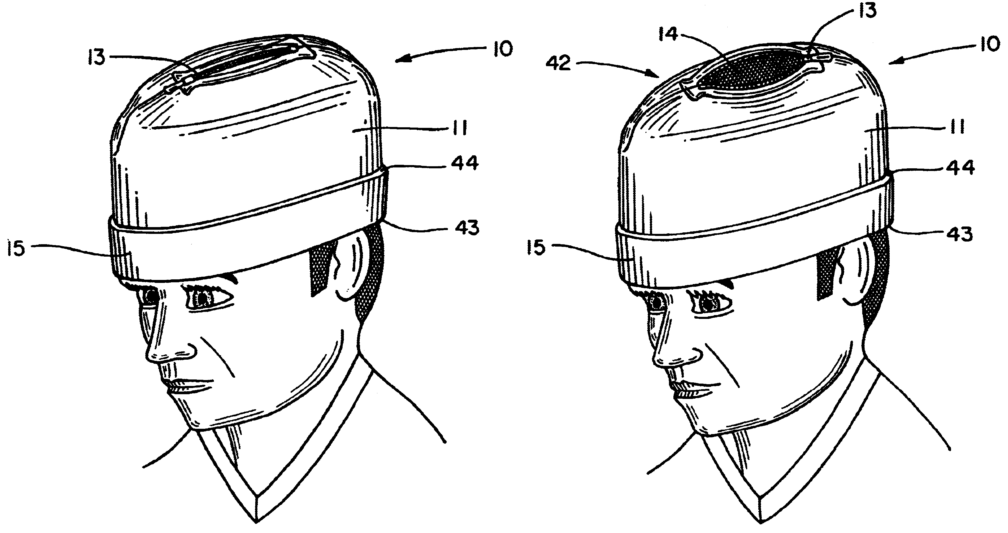 Ventable ski hat and method of manufacture thereof