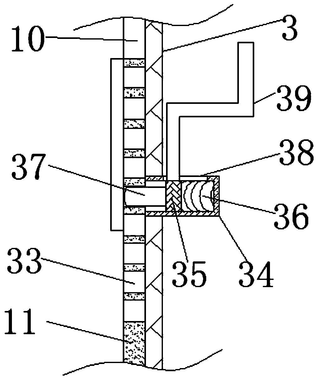 Ecological rock-soil mechanics slope protection test device under simulated rainfall condition