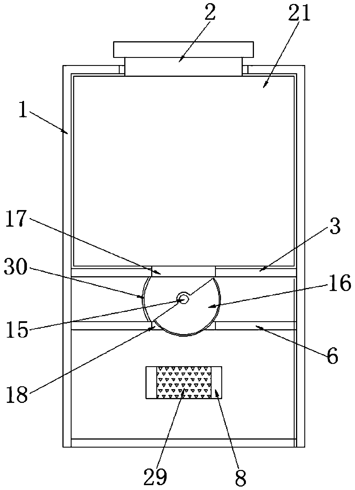 Tea box with automatic feeding function