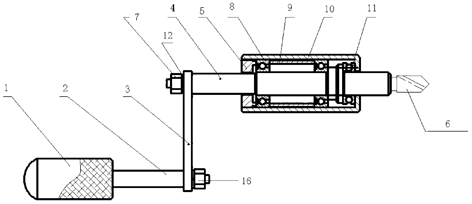 Trimming and burr clearing device for orifice