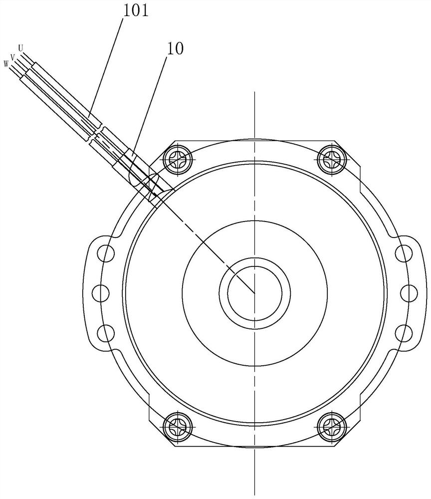 Energy-saving motor for bath heater