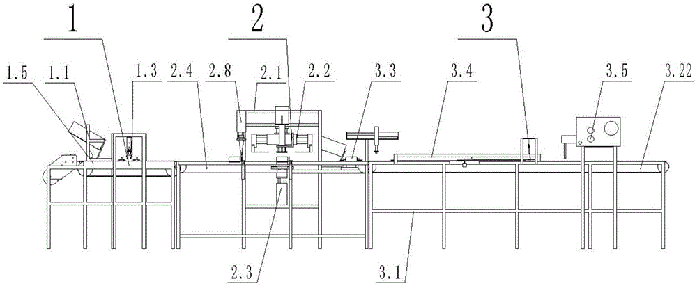 Automatic silk stocking packaging production line