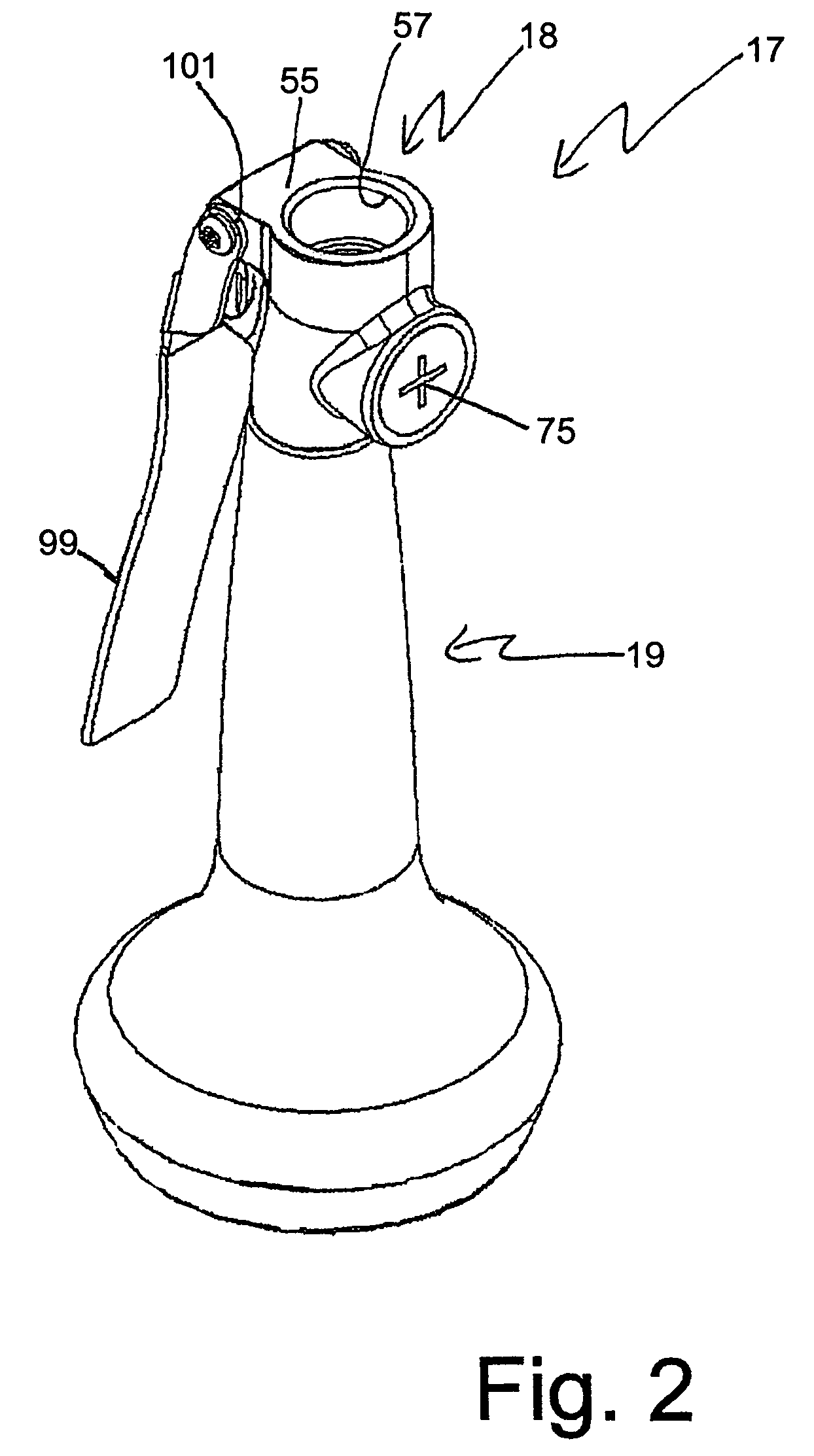 Pre-rinse unit spray valve mechanism