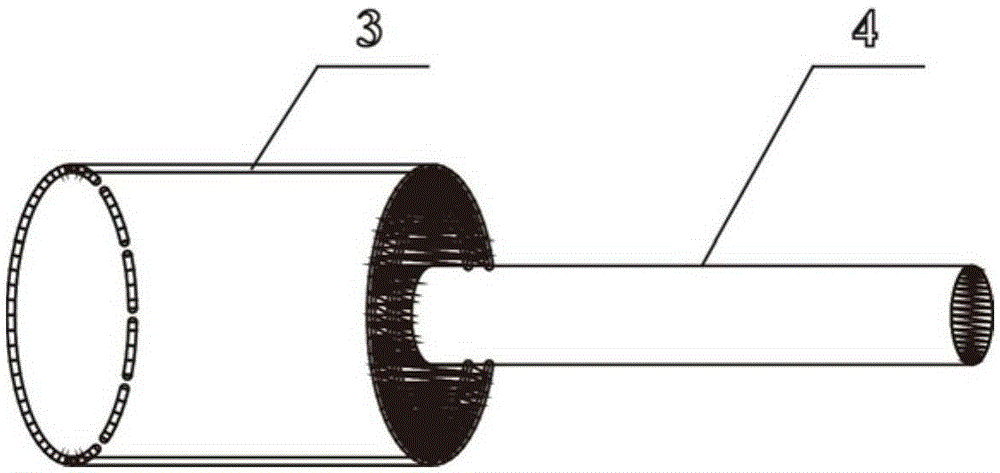 Experiment method and experiment member for testing bond strength of concrete and coal, rock or concrete