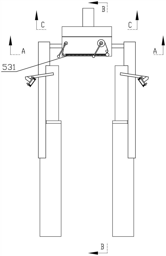 Portable carton labeling device and using method thereof