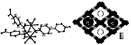 Divalent metal-base MIL-53 microporous material, and preparation method and application thereof