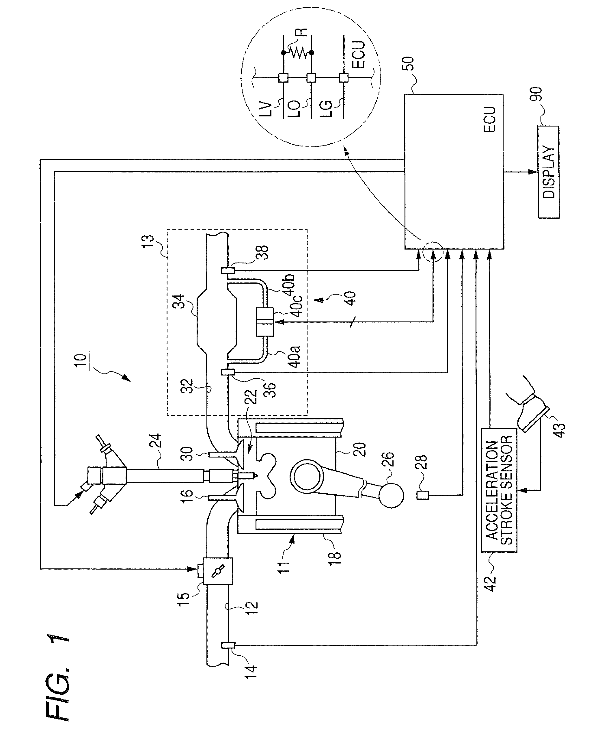 Diagnostic device for internal combustion engine