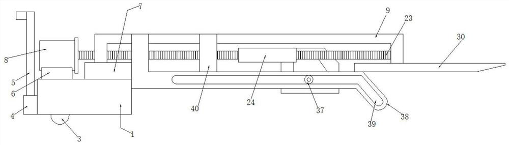 Ceramic tile seam repairing device with positioning performance for indoor decoration