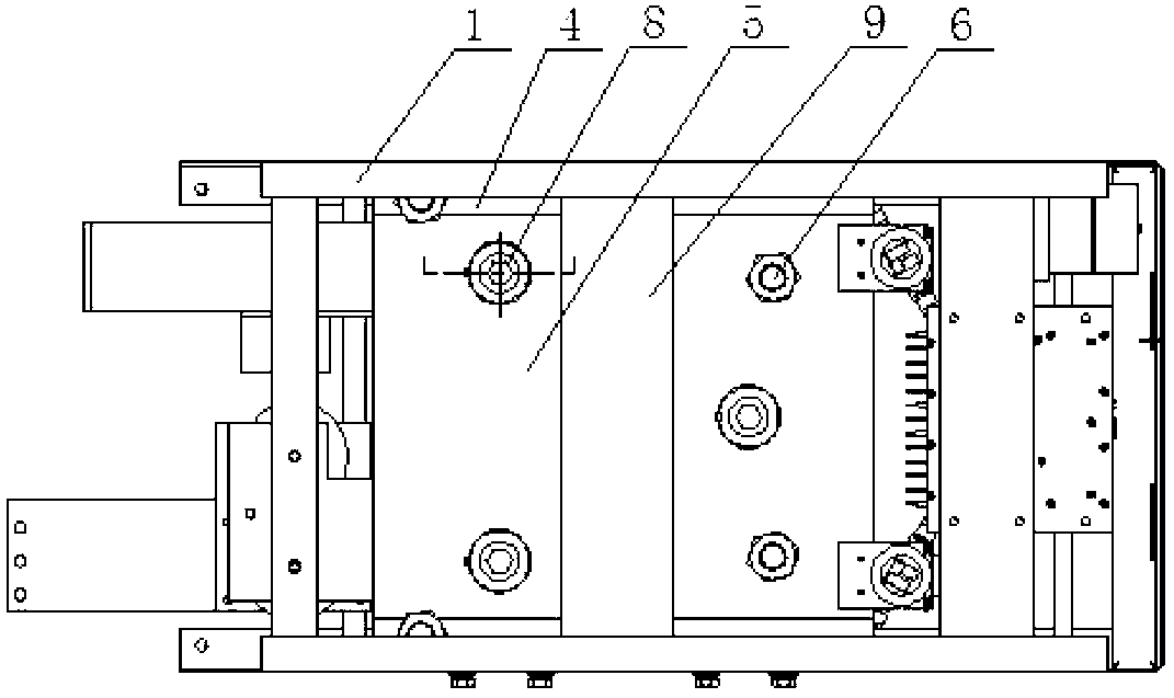 Vertically placing mechanical press fitting structure of power device clusters