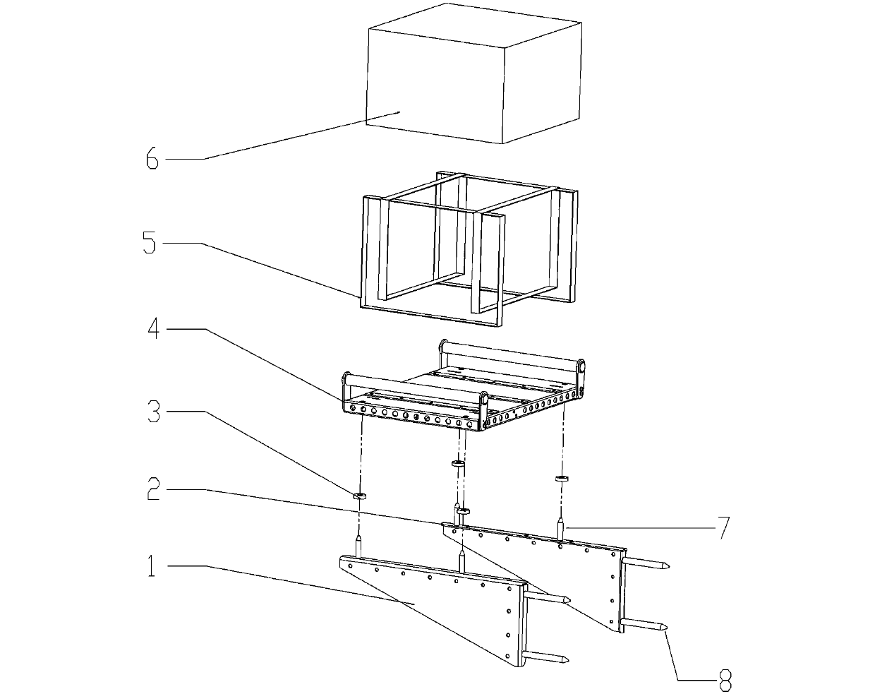 Auxiliary assembling and disassembling structure for heavy components in equipment cabinet and application method of auxiliary assembling and disassembling structure