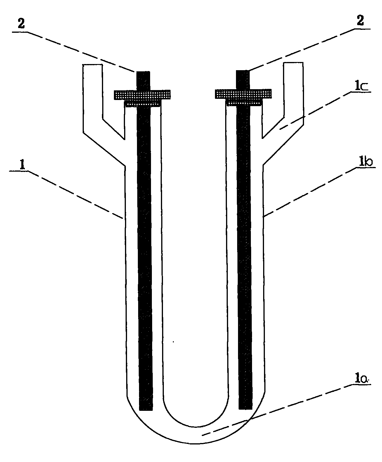 Electrochemical dissolving method for iridium powder