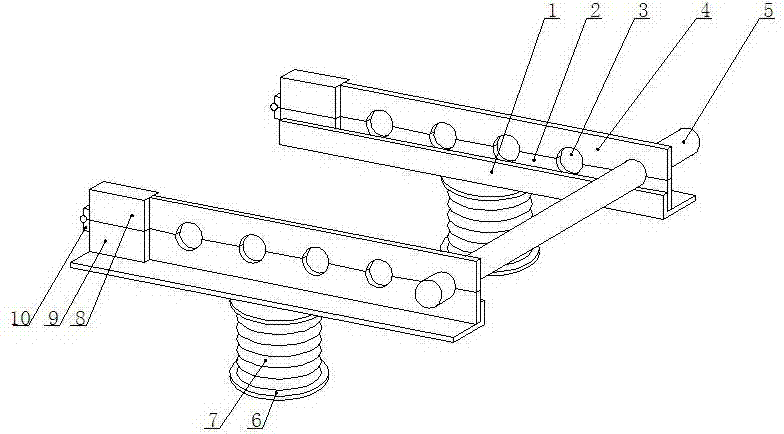 High voltage insulating rod detection table