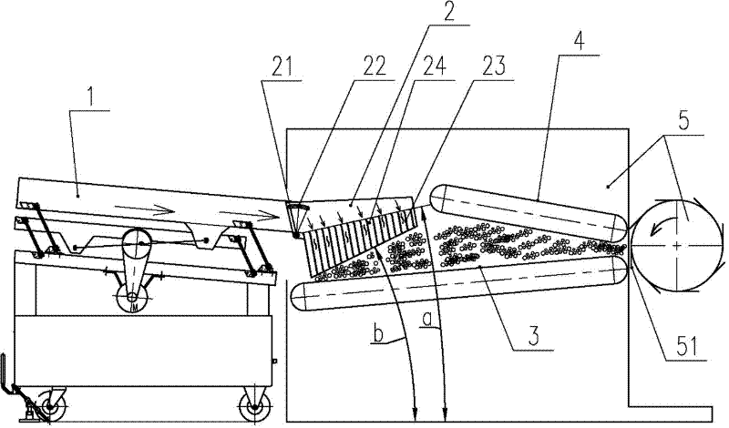 Vibration tobacco stem sorting machine