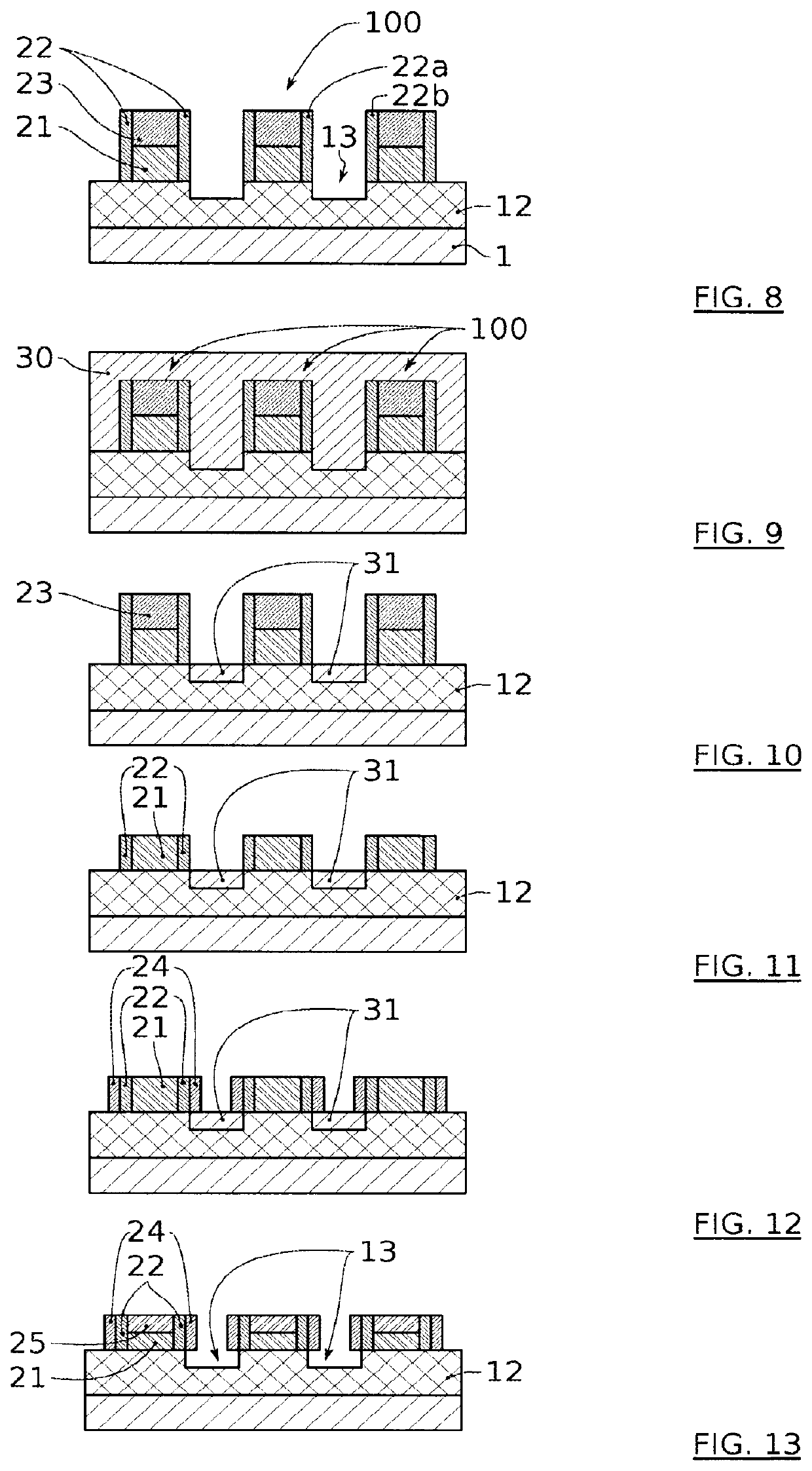 Method for producing a component by filling a cavity within an electrical isolation area with carbon-based material