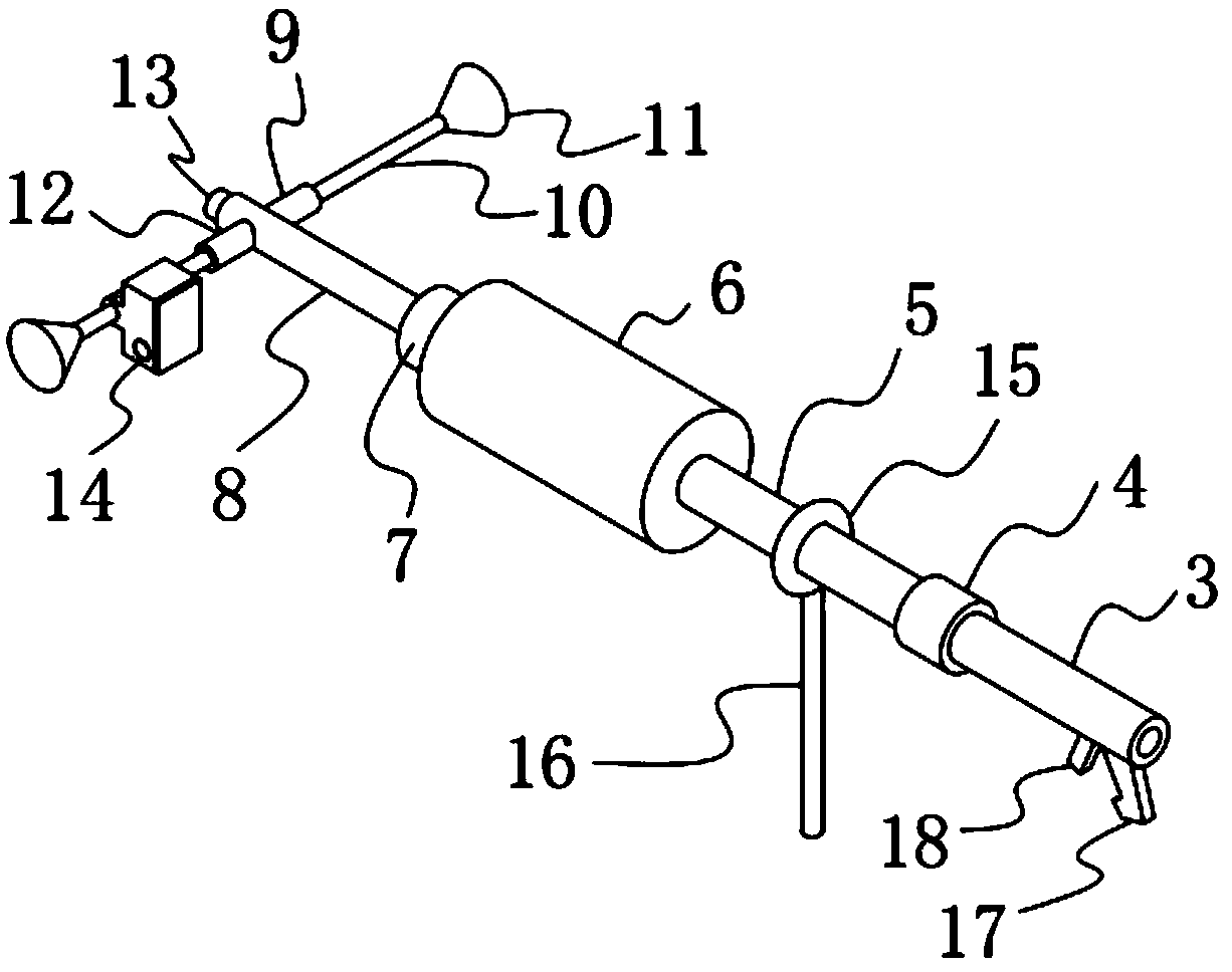 Intelligent airless spray gun for spraying semi-enclosed space