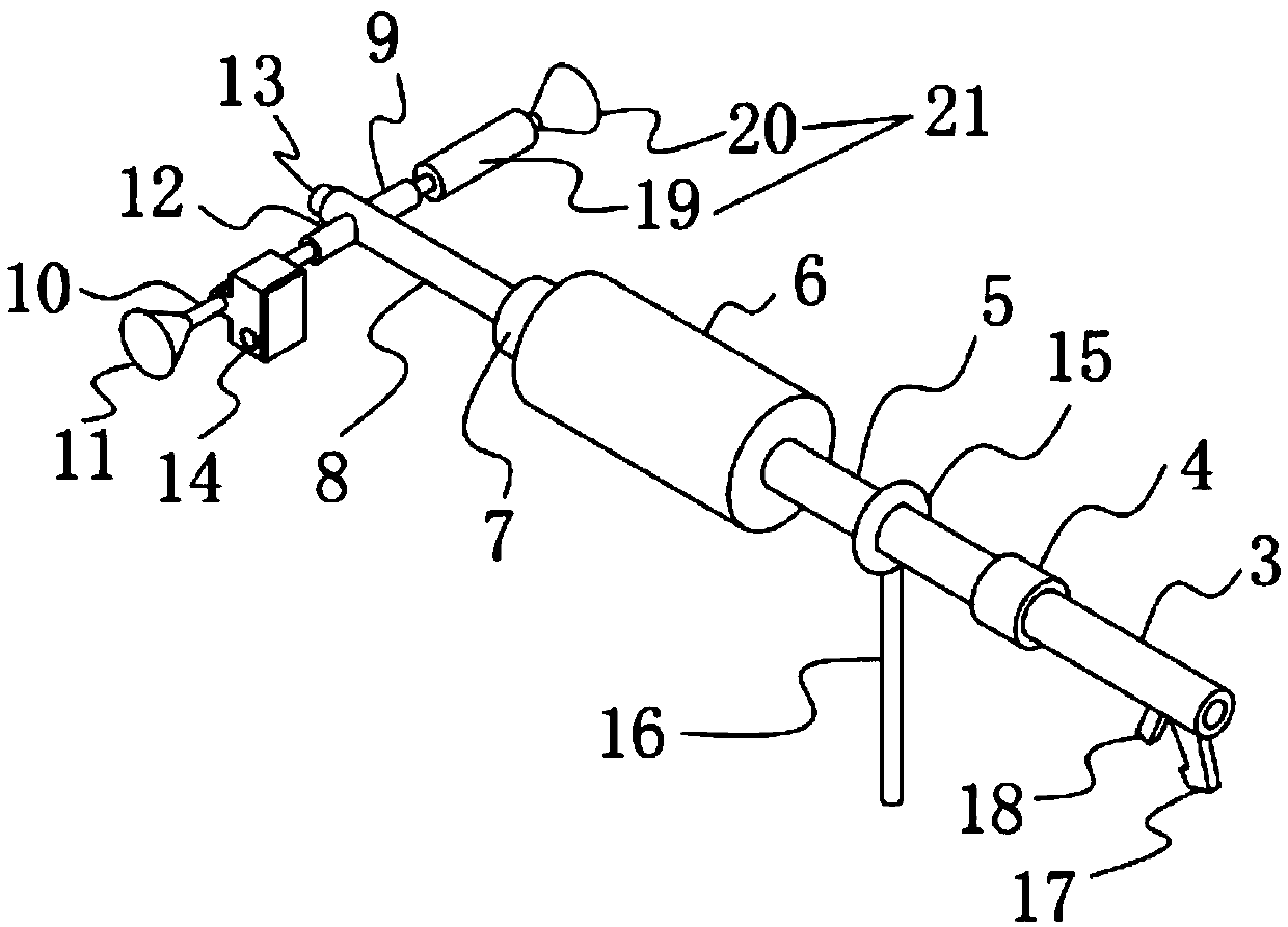 Intelligent airless spray gun for spraying semi-enclosed space