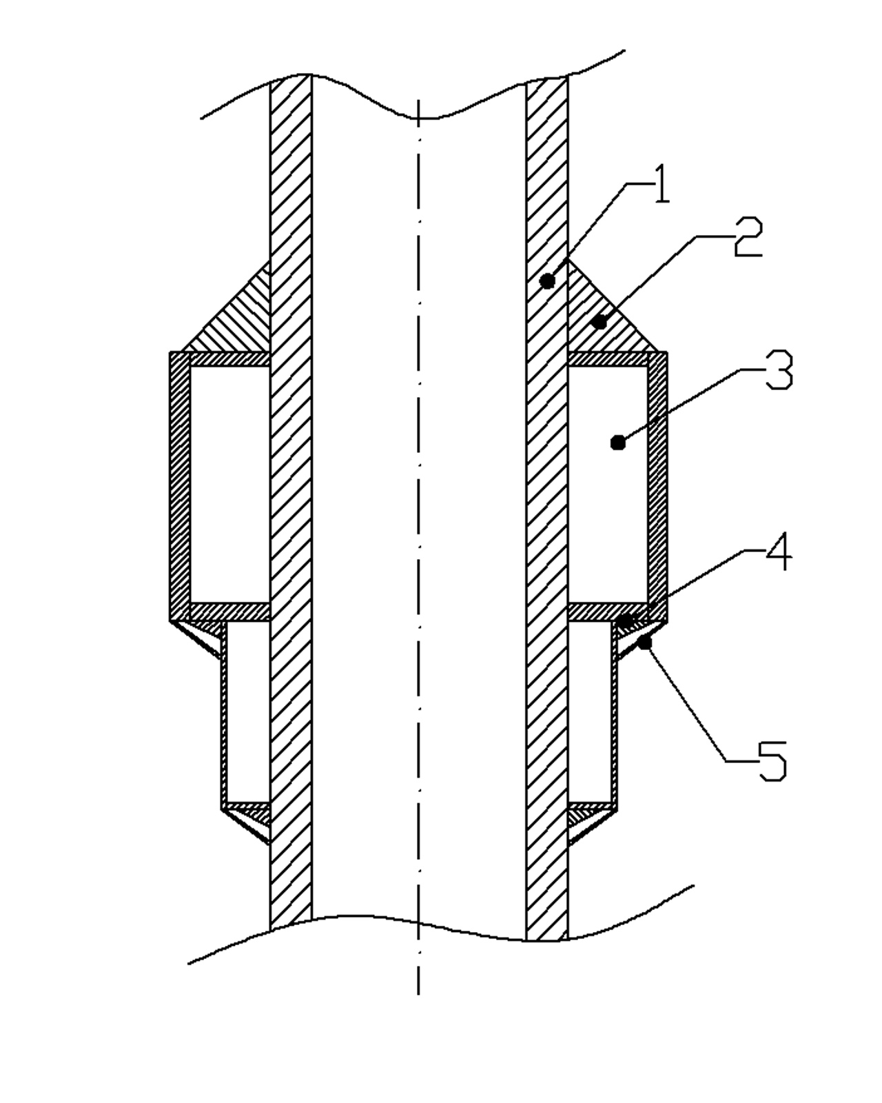 Stepped anti-subsidence leg of ocean platform