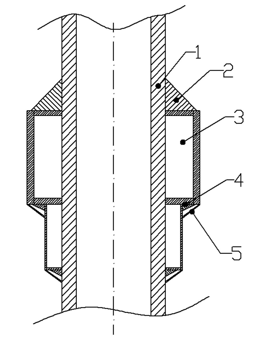 Stepped anti-subsidence leg of ocean platform