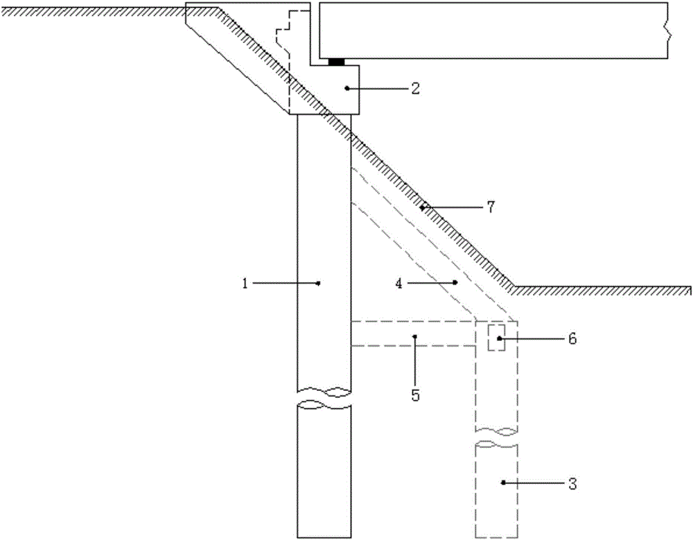 Truss supporting and reinforcing method for pile type bridge abutment