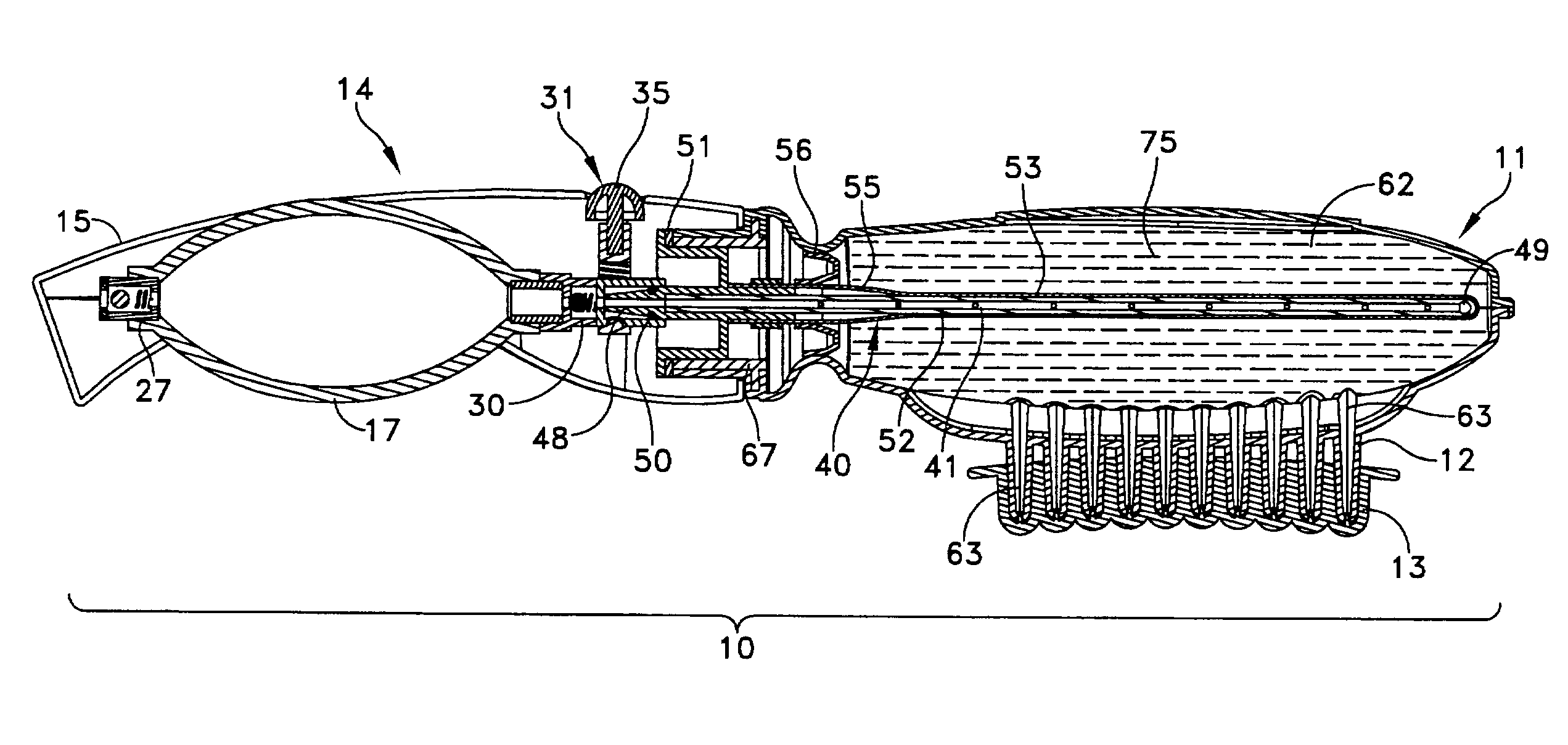 Hair treating device