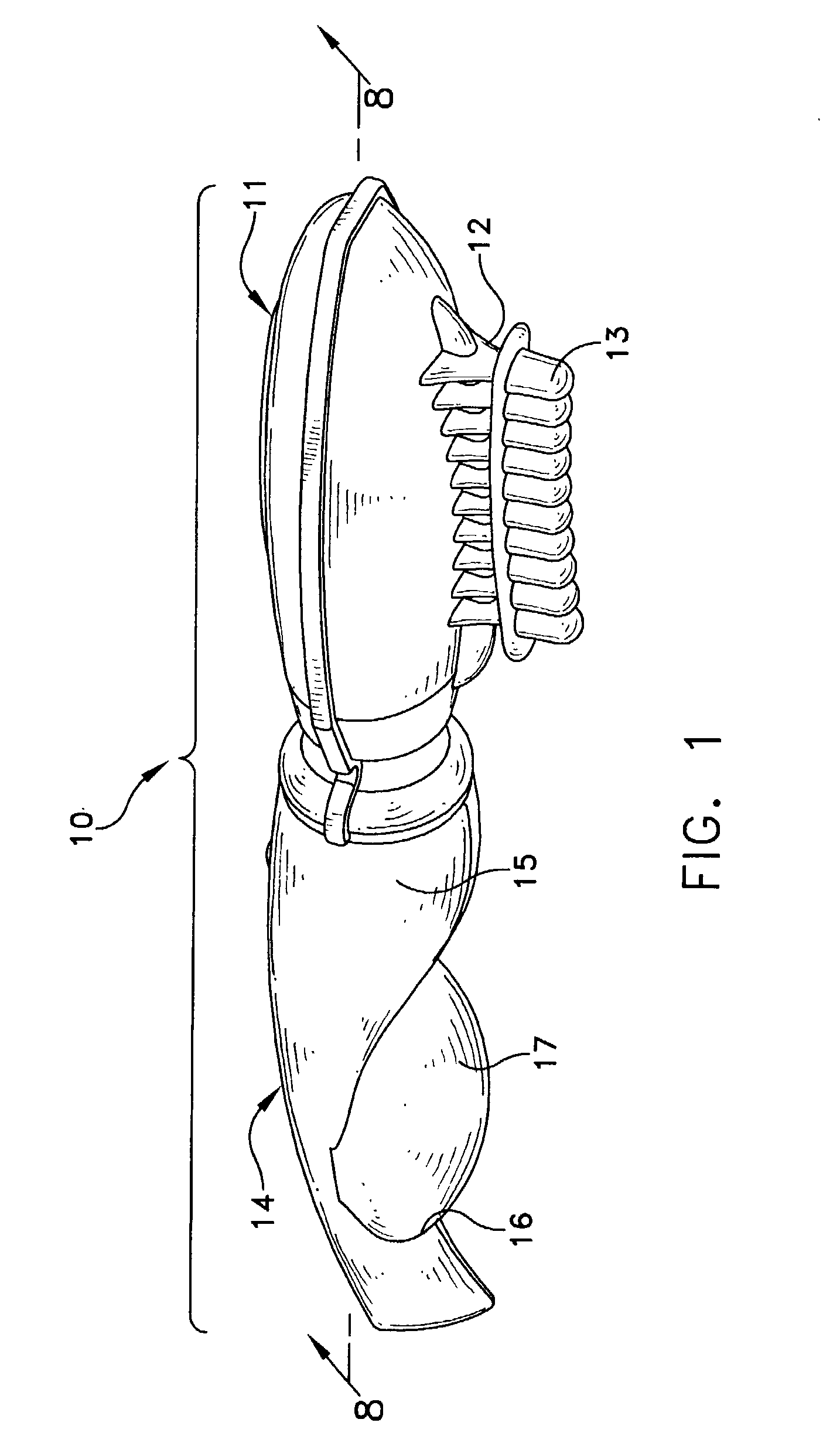 Hair treating device