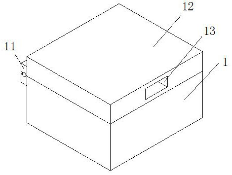 Anesthesia instrument placing box for anesthesia department