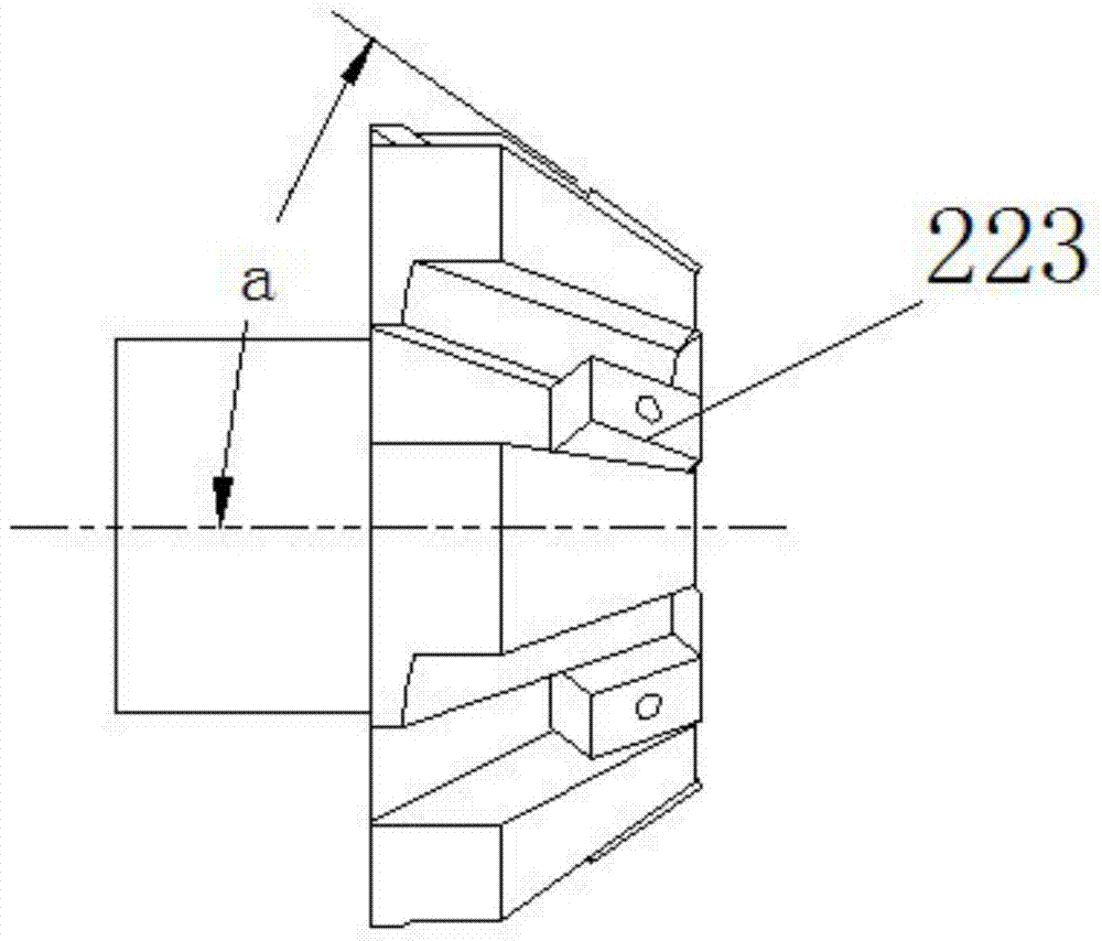 A steel pipe beveling machine