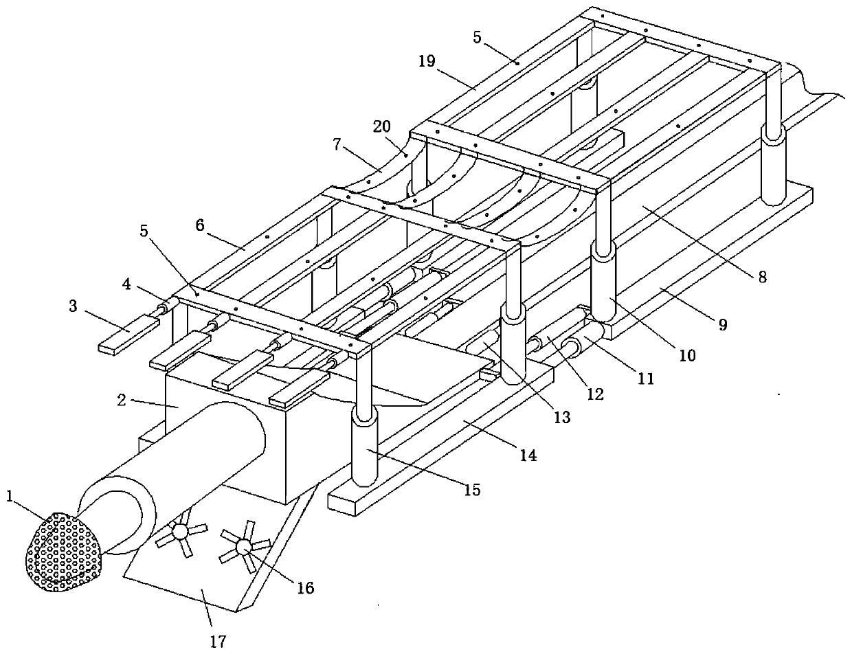 A continuous tunneling system for coal mine roadway