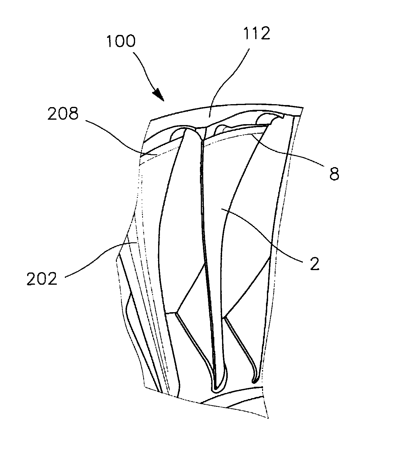 Process for manufacturing a single-piece blisk with a temporary blade support ring removed after a milling finishing step