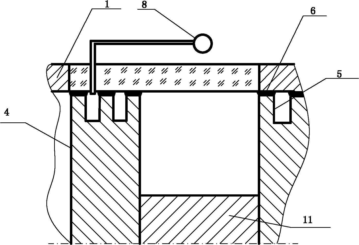 Magnetic liquid sealing process researching device