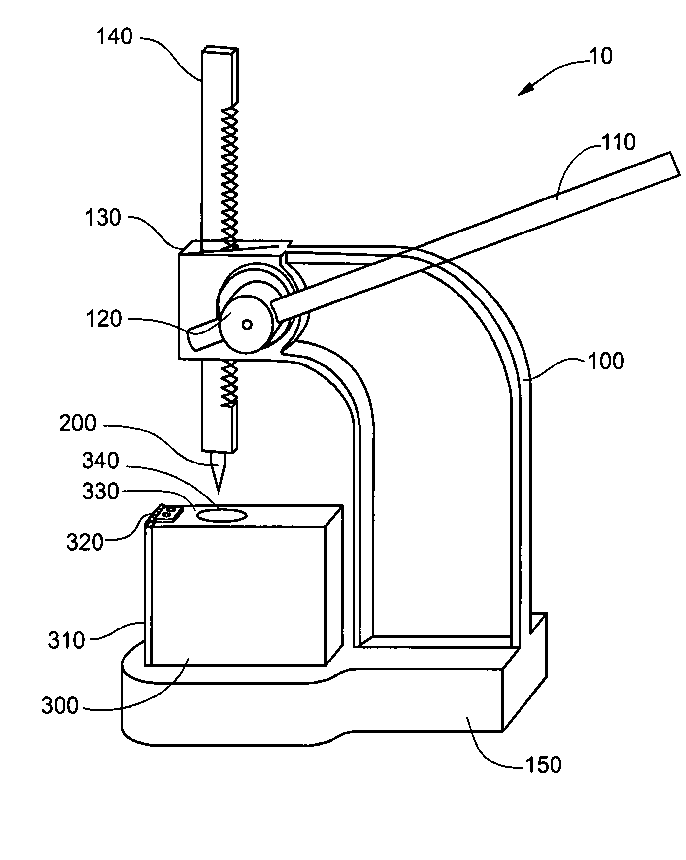 Hard disk destruction apparatus and method