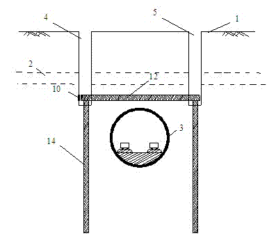 Method for controlling upward flotation and deformation of liquefiable ground operating tunnel under action of earthquake