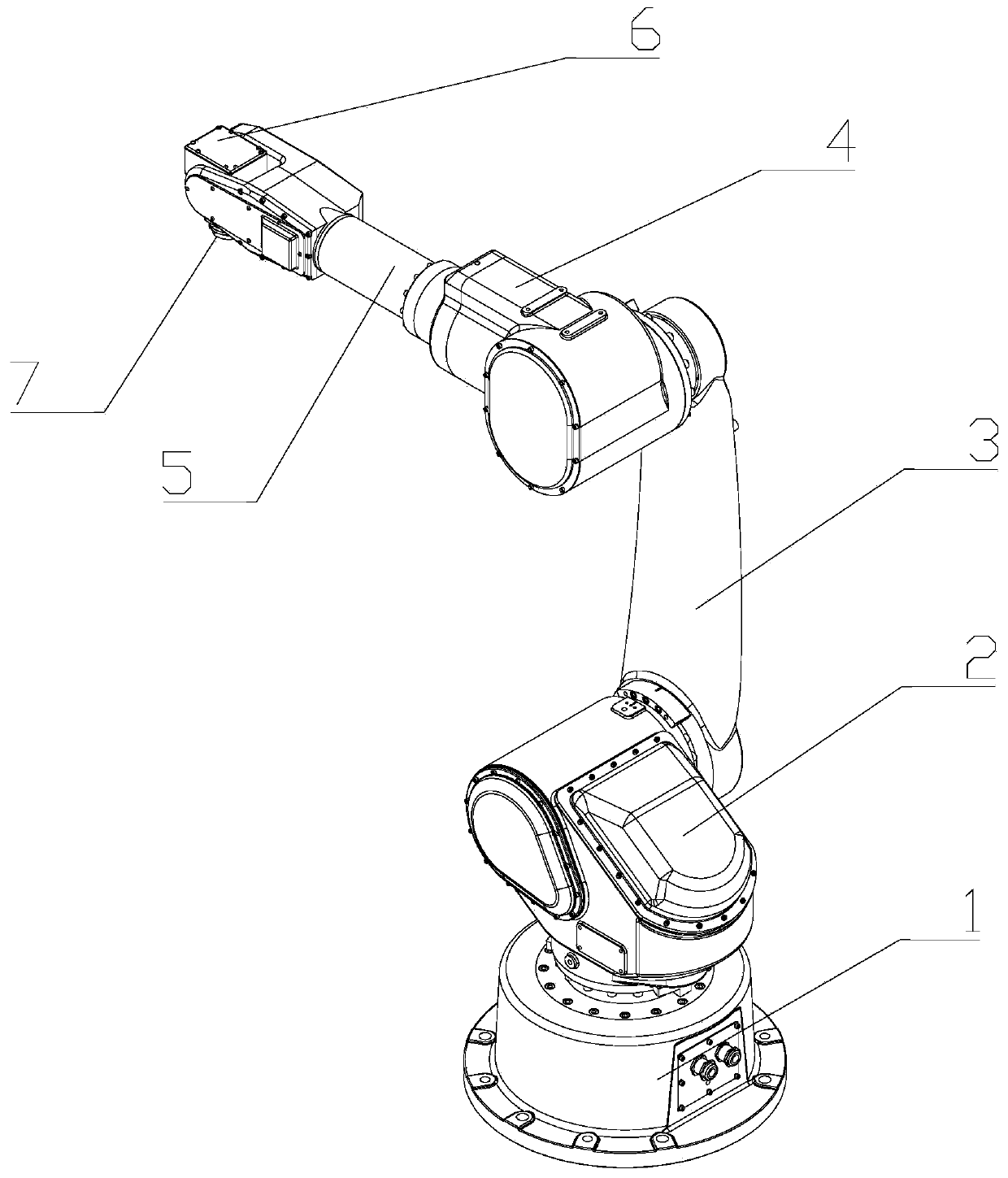 Six-axis mechanical hand