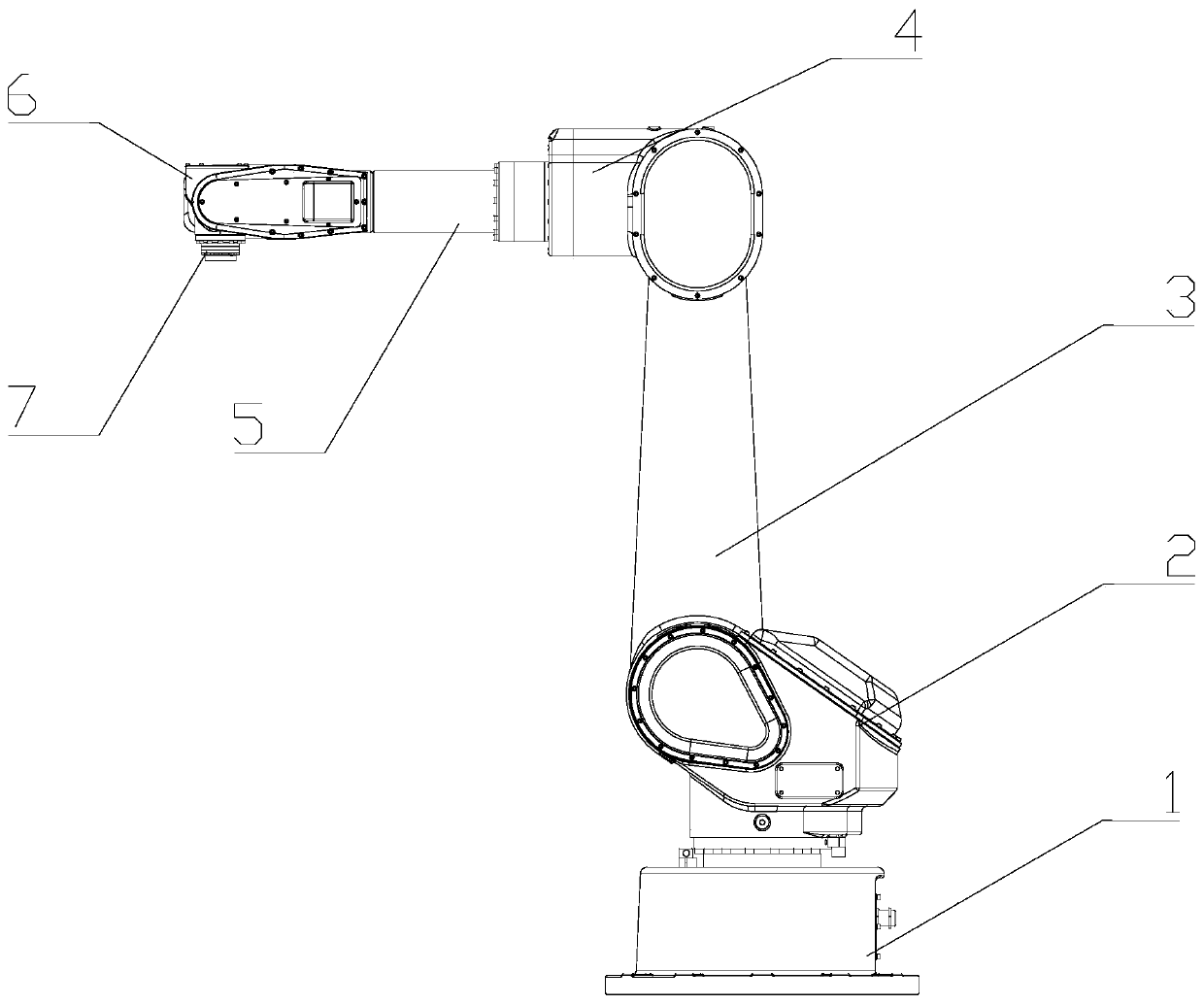 Six-axis mechanical hand