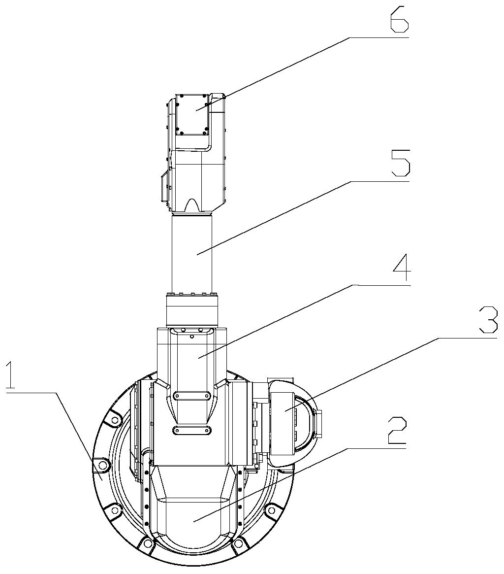 Six-axis mechanical hand