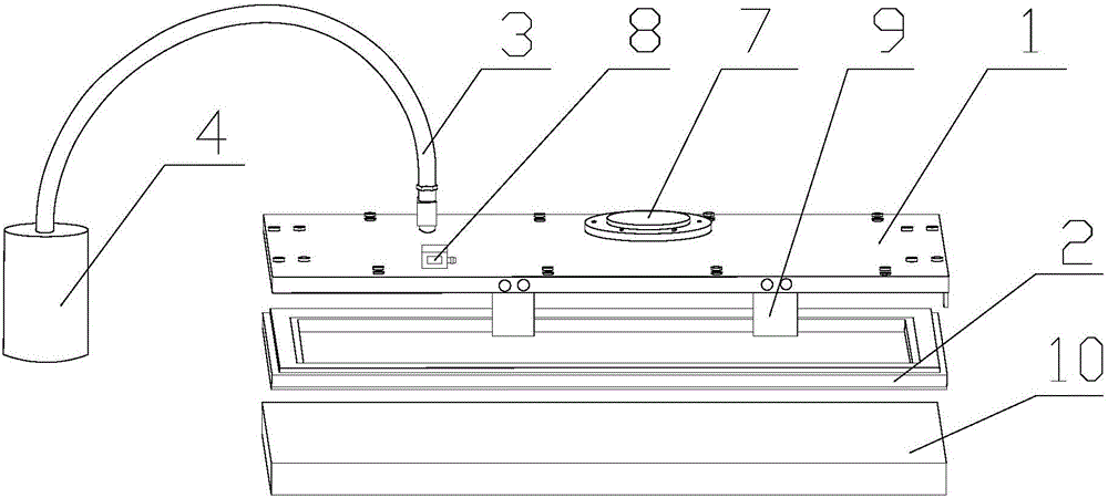 Vacuum grabbing system of large-caliber optical elements