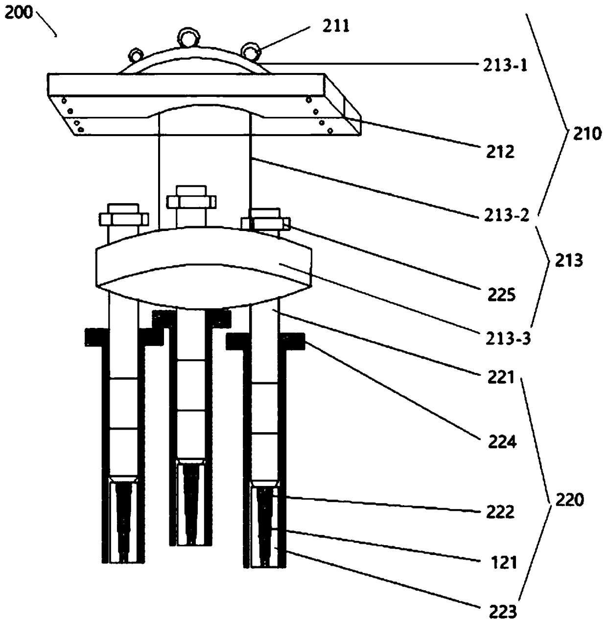 Medium-voltage hoisting cable for super high-rise building and production installation process thereof