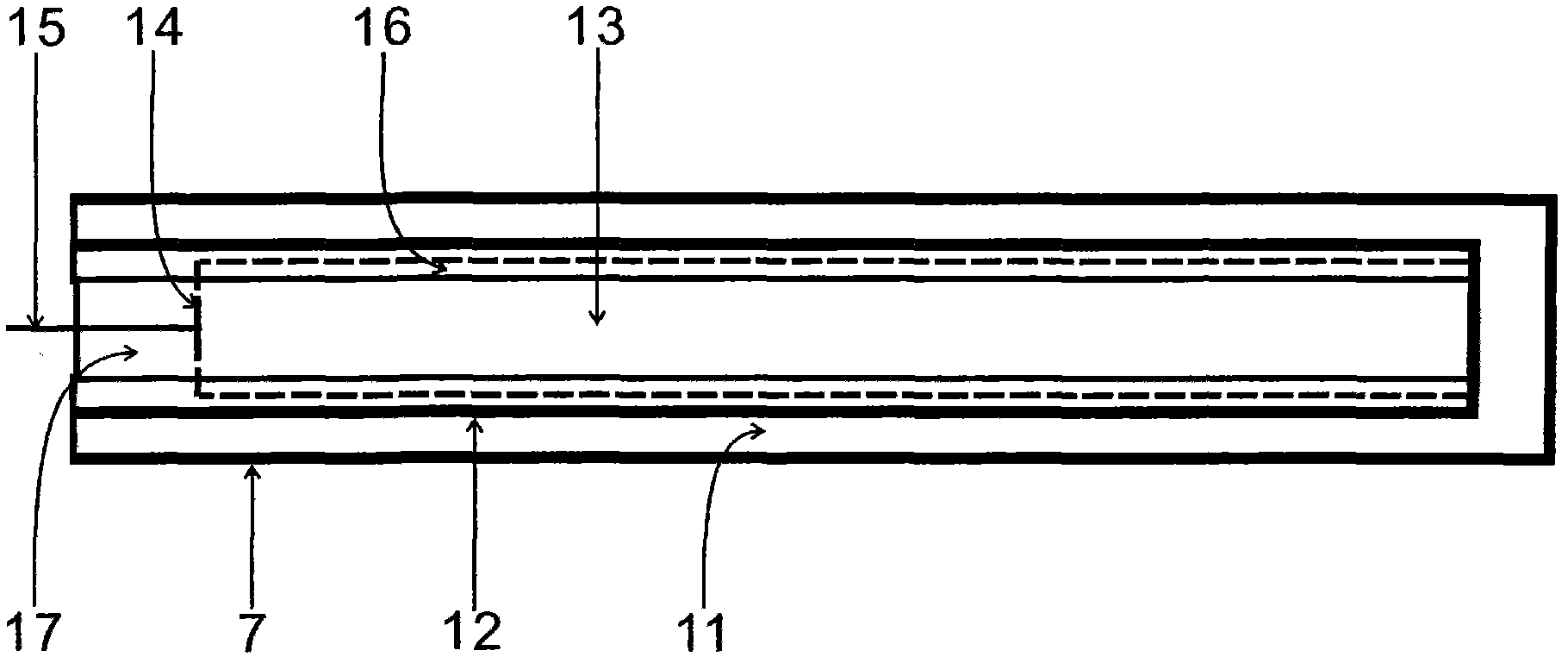 Electrode device for measuring seabed weak electric field signal and manufacture method of electrode device